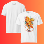 Abstract Cocktail T-Shirt | Artistic 'Explosion of Flavor' Warming Tee for Parties & Bartenders