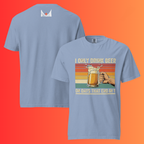'I Only Drink Beer On Days That End in Y' T-Shirt | Funny Retro 80s Style Warming Tee for Dad