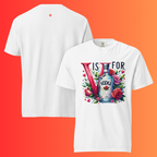 'V is for Vodka' Funny Valentine's Day T-Shirt | Galentine's Day Warming Tee for Vodka Lovers