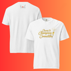 'Cheers to Champions of Connection' T-Shirt | Team & Networking Warming Tee for Holiday Parties