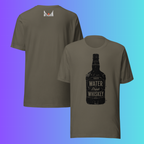 'Save Water Drink Whiskey' T-Shirt | Funny Vintage Style Cooling Tee for Bourbon & Alcohol Lovers