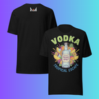'Vodka Tropical Escape' T-Shirt | Funny Summer Vacation & Beach Party Cooling Tee