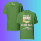 'I Need A Huge Cocktail Hold The Tail' T-Shirt | Funny Naughty Bachelorette Party Cooling Tee