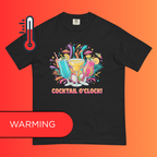 'Cocktail O'Clock' T-Shirt | Funny Tropical Vacation & Summer Party Warming Tee