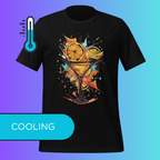 Abstract Cocktail T-Shirt | Artistic 'Explosion of Flavor' Cooling Tee for Parties & Bartenders