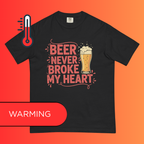 'Beer Never Broke My Heart' T-Shirt | Funny Country Music & Luke Combs Inspired Warming Tee