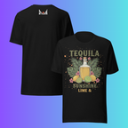 'Tequila Sunshine Lime' T-Shirt | Funny Tropical Vacation & Beach Cooling Tee for Margarita Lovers