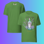 'Spirit of Creativity' Vodka T-Shirt | Artistic Botanical Cooling Tee for Cocktail Lovers & Artists