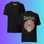 'The Best Beer is an Open Beer' T-Shirt | Funny Retro Cooling Tee for Craft Beer & Pub Lovers