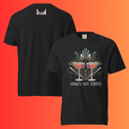 'Shaken Not Stirred' T-Shirt | Funny James Bond Inspired Art Deco Warming Tee for Cocktail Lovers