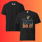 'Tequila Made Me Do It' T-Shirt | Funny Party & Bachelorette Warming Tee for Drinkers