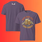 'Drink Good Beer With Good Friends' T-Shirt | Funny Skeleton Halloween & Oktoberfest Warming Tee