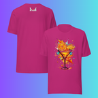 Abstract Cocktail T-Shirt | Artistic 'Explosion of Flavor' Cooling Tee for Parties & Bartenders
