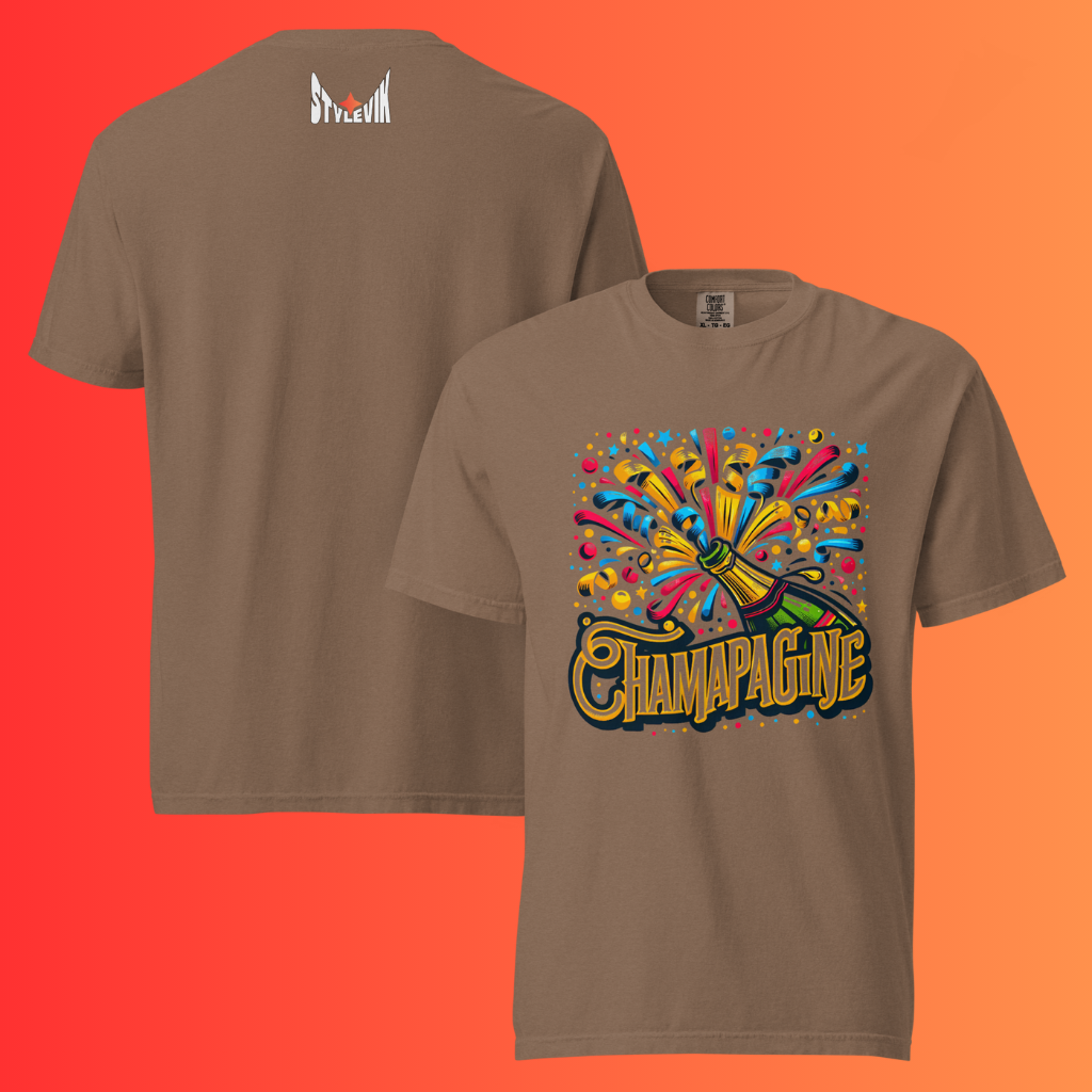 Champagne Celebration T-Shirt | Funny New Year's Eve & Birthday Party Warming Tee