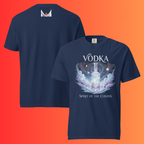 'Vodka Spirit of The Cosmos' T-Shirt | Celestial Galaxy Warming Tee for Raves & Festivals