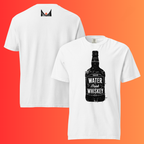 'Save Water Drink Whiskey' Funny T-Shirt | Vintage Style Warming Tee for Bourbon & Alcohol Lovers