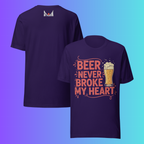 'Beer Never Broke My Heart' T-Shirt | Funny Country Music & Luke Combs Inspired Cooling Tee