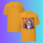 'V is for Vodka' Funny Valentine's Day T-Shirt | Galentine's Day Cooling Tee for Vodka Lovers