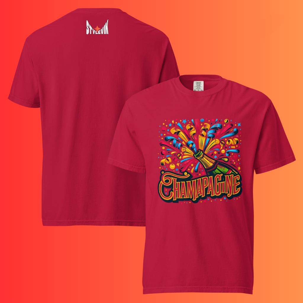 Champagne Celebration T-Shirt | Funny New Year's Eve & Birthday Party Warming Tee