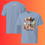 'Save Water Drink Tequila' T-Shirt | Funny Skeleton Cowboy Halloween & Day of The Dead Warming Tee