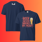 'Beer Never Broke My Heart' T-Shirt | Funny Country Music & Luke Combs Inspired Warming Tee