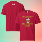 Whiskey 'My Winter Coat' Funny Warming Tee | Unisex Gift for Drinkers, Bourbon & Scotch Lovers