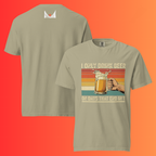 'I Only Drink Beer On Days That End in Y' T-Shirt | Funny Retro 80s Style Warming Tee for Dad