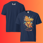 Abstract Cocktail T-Shirt | Artistic 'Explosion of Flavor' Warming Tee for Parties & Bartenders