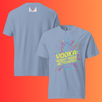 'Vodka Night Mode Activated' T-Shirt | Funny 80s Retro Gaming Warming Tee for Parties & Raves